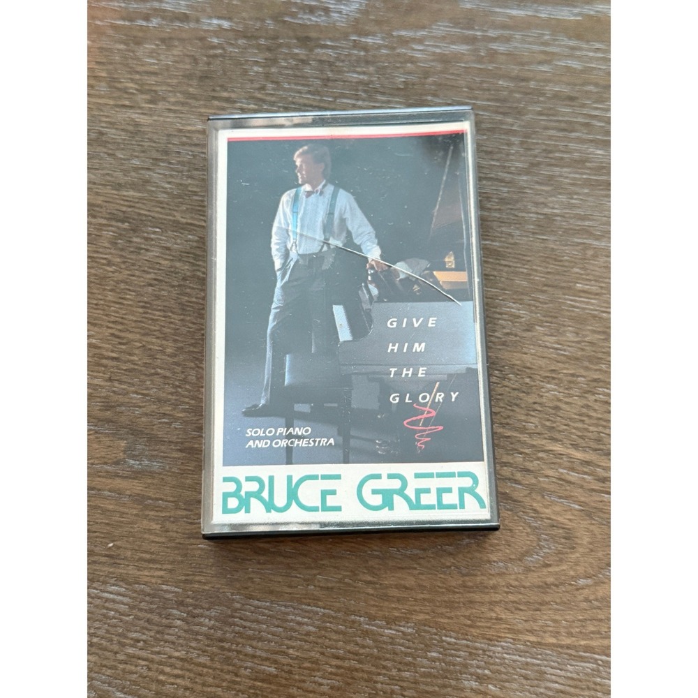 Bruce Greer Give Him The Glory Cassette Tape 1987 Word Music Piano Orchestra